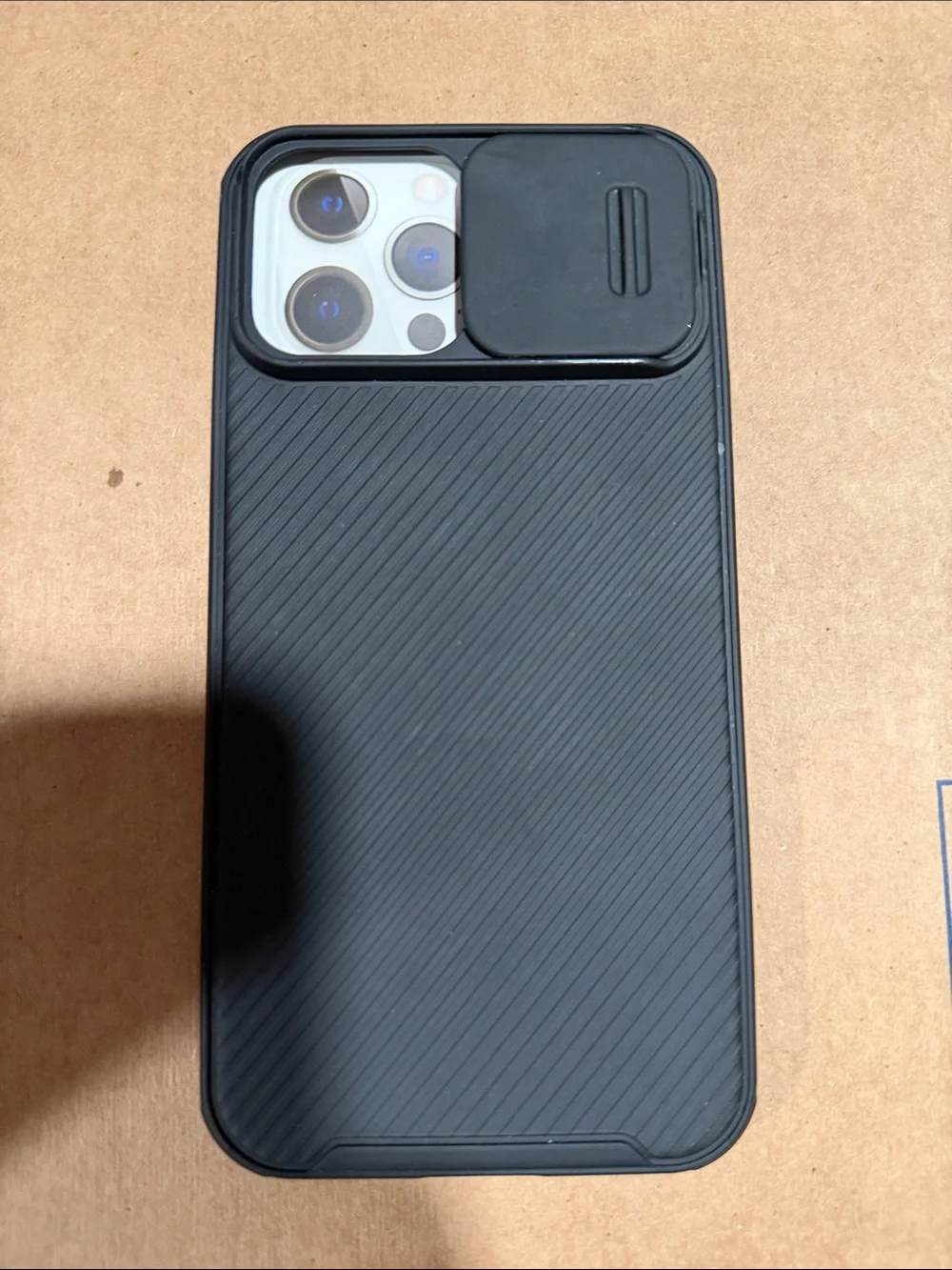 Nanette Lepore Black Sliding Camera Cover Phone Case iPhone 13 Pro Max